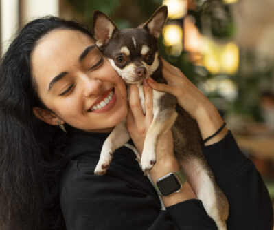 adorable-chihuahua-dog-with-female-owner
